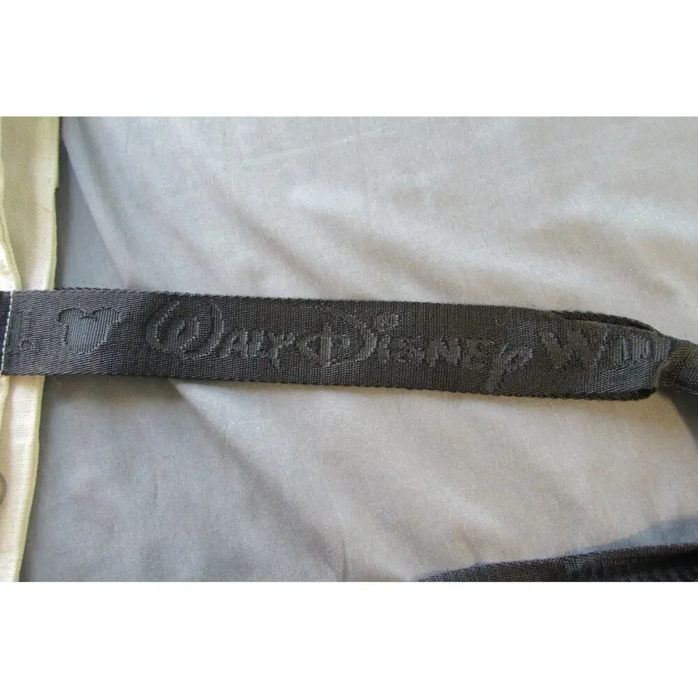 Walt Disney World Canvas Tote Bag Black Straps